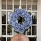 18" Blue Artificial Hydrangea Wreaths - 2-Pack, Silk Flowers with Grapevine Rings - Perfect for Doors, Walls - Elegant Year-Round Decor, Floral Home by Artificial Flowers